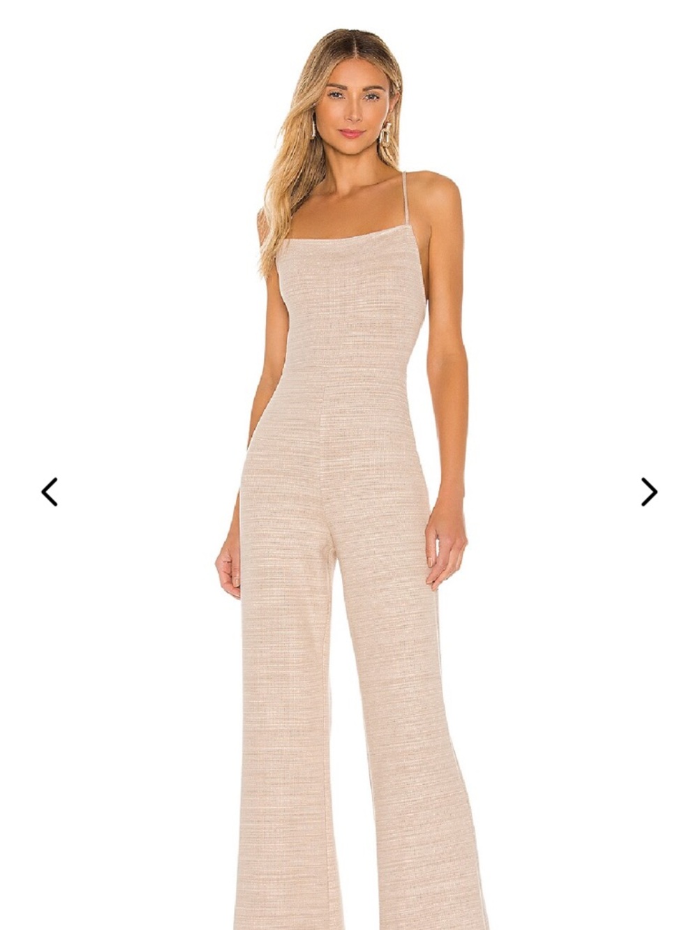 Lovers & Friends Selita Jumpsuit Tan Gradient, small. NEW